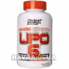 Nutrex Research Labs, Lipo-6 Maximum Strength, 60 капс